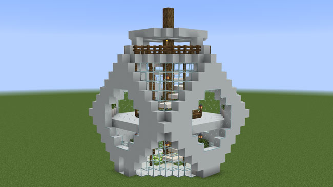 マイクラ 植木鉢をイメージしたモニュメントの作り方 おしゃクラ 公式ブログ