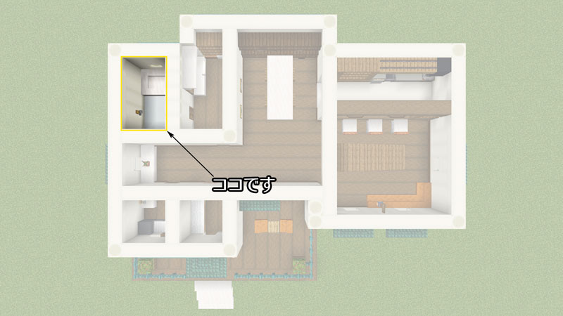マイクラ 骨ブロックで作るおしゃれな家の内装の作り方 おしゃクラ 公式ブログ